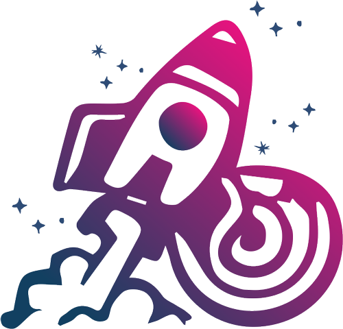 immagine composta da un bersaglio e da un razzo in rampa di lancio